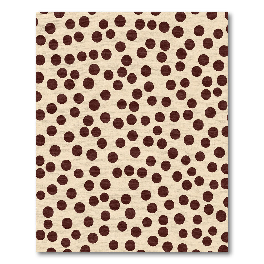 Brown Polka Dot Scatter Rug