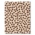 Brown Polka Dot Scatter Rug