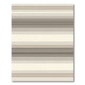 Neutral Tones Wide Striped Rug