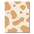 Brown Spots Cream Abstract Field Rug
