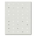 Minimalist Gray Tiny Floral Dots Rug