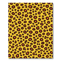 Bold Yellow Leopard Spots Rug