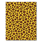 Bold Yellow Leopard Spots Rug