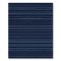 Midnight Blue Textured Stripe Rug