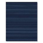 Midnight Blue Textured Stripe Rug