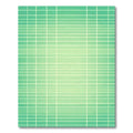 Cool Mint Grid Lines Rug