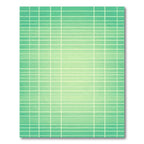 Cool Mint Grid Lines Rug