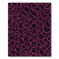 Pink Abstract Blob Collage Rug