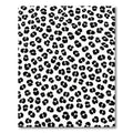 Bold Black Leopard Spots Rug