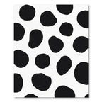 Black White Polka Dot Spot Rug