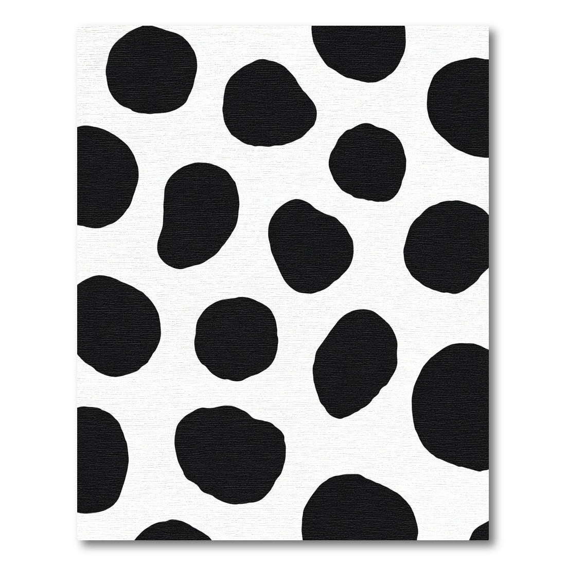 Black White Polka Dot Spot Rug