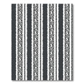 Monochrome Textured Stripe Composition Rug