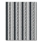 Monochrome Textured Stripe Composition Rug