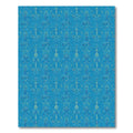 Aquatic Blue Abstract Kaleidoscope Rug