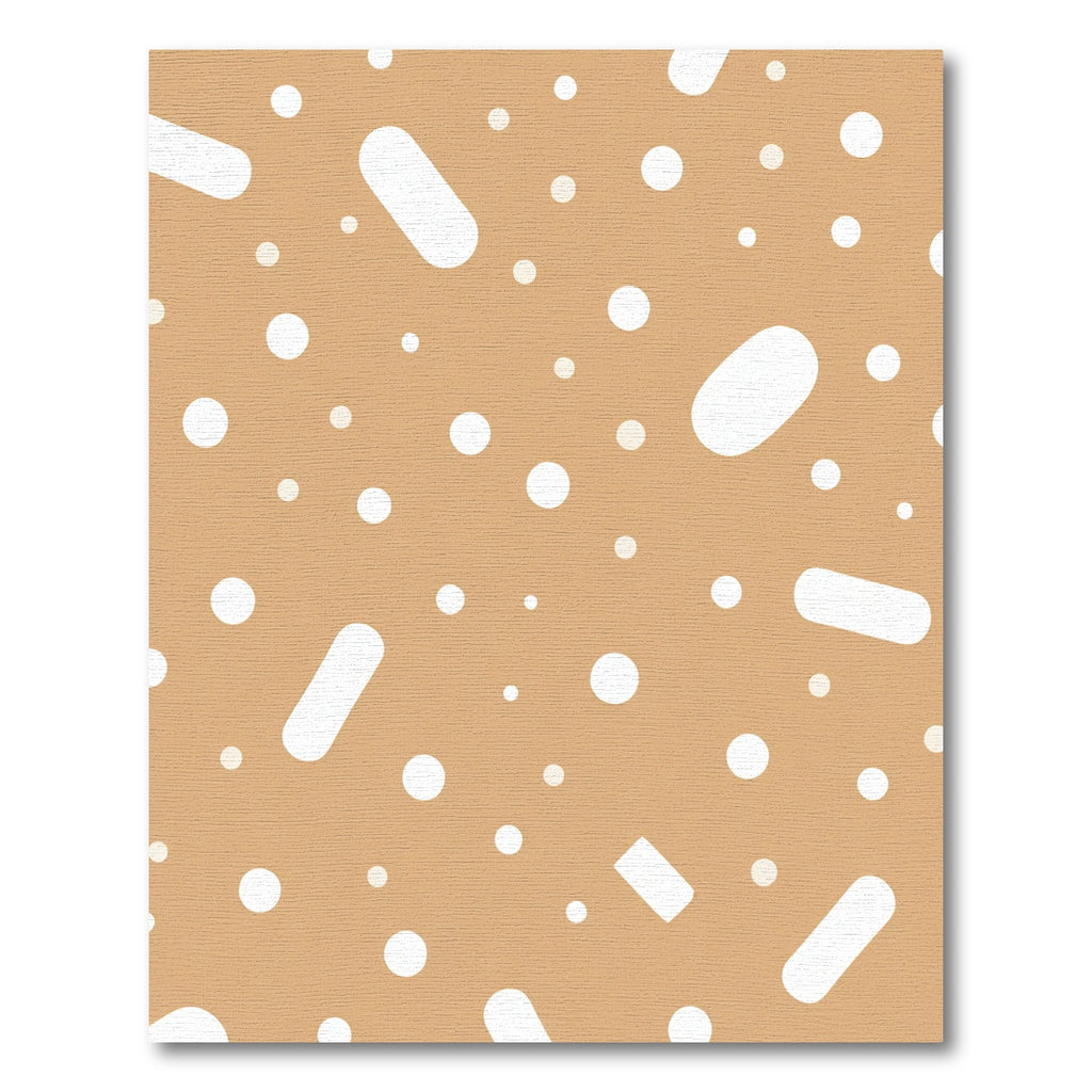 Neutral Tone Scatter Dots Rug