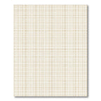 Beige White Plaid Grid Rug