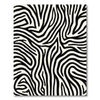 Bold Black Cream Wild Stripes Rug