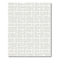 Abstract White Intersecting Lines Rug