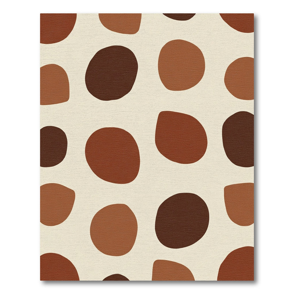 Earthy Tone Abstract Blob Rug