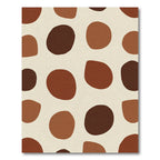 Earthy Tone Abstract Blob Rug