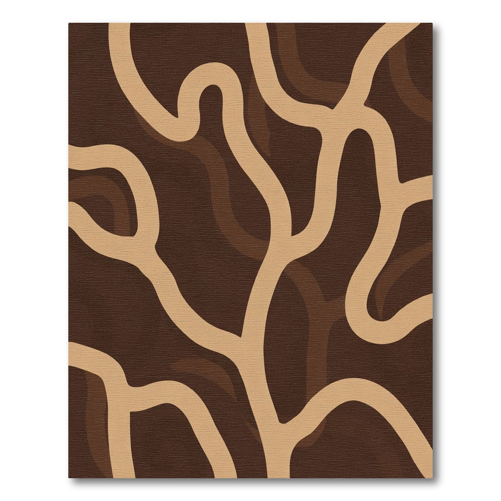 Earthy Brown Organic Intertwine Rug