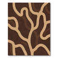 Earthy Brown Organic Intertwine Rug