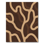 Earthy Brown Organic Intertwine Rug