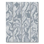 Monochromatic Slate Camouflage Swirls Rug