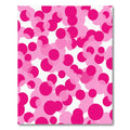 Vibrant Pink Circles Scatter Design Rug