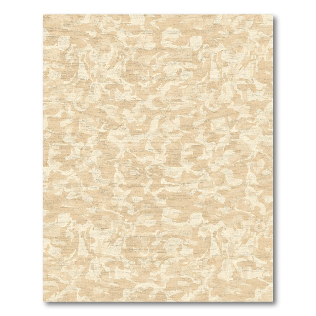 Creamy Beige Abstract Organic Flow Rug