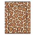 Brown Spotted Animal Hide Rug