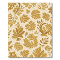 Golden Fern Foliage All Over Rug