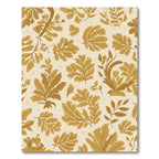 Golden Fern Foliage All Over Rug