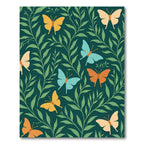 Whimsical Garden Butterfly Medley Rug