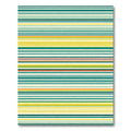 Colorful Horizontal Stripe Accent Rug