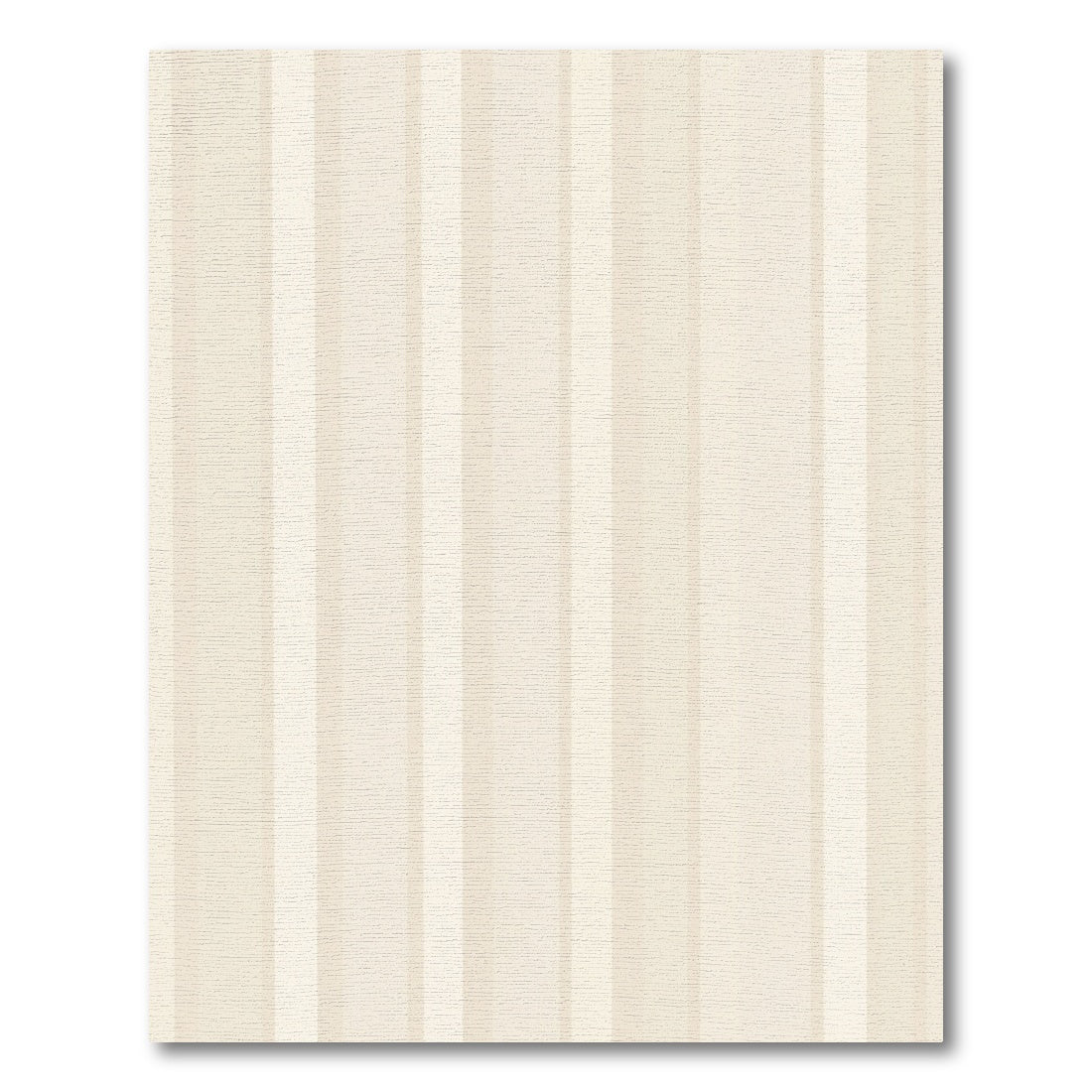Cream Vertical Stripe Accent Rug