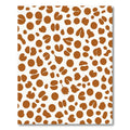 Terra Cotta Spatter Organic Shapes Rug