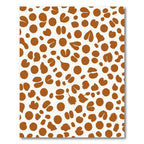 Terra Cotta Spatter Organic Shapes Rug