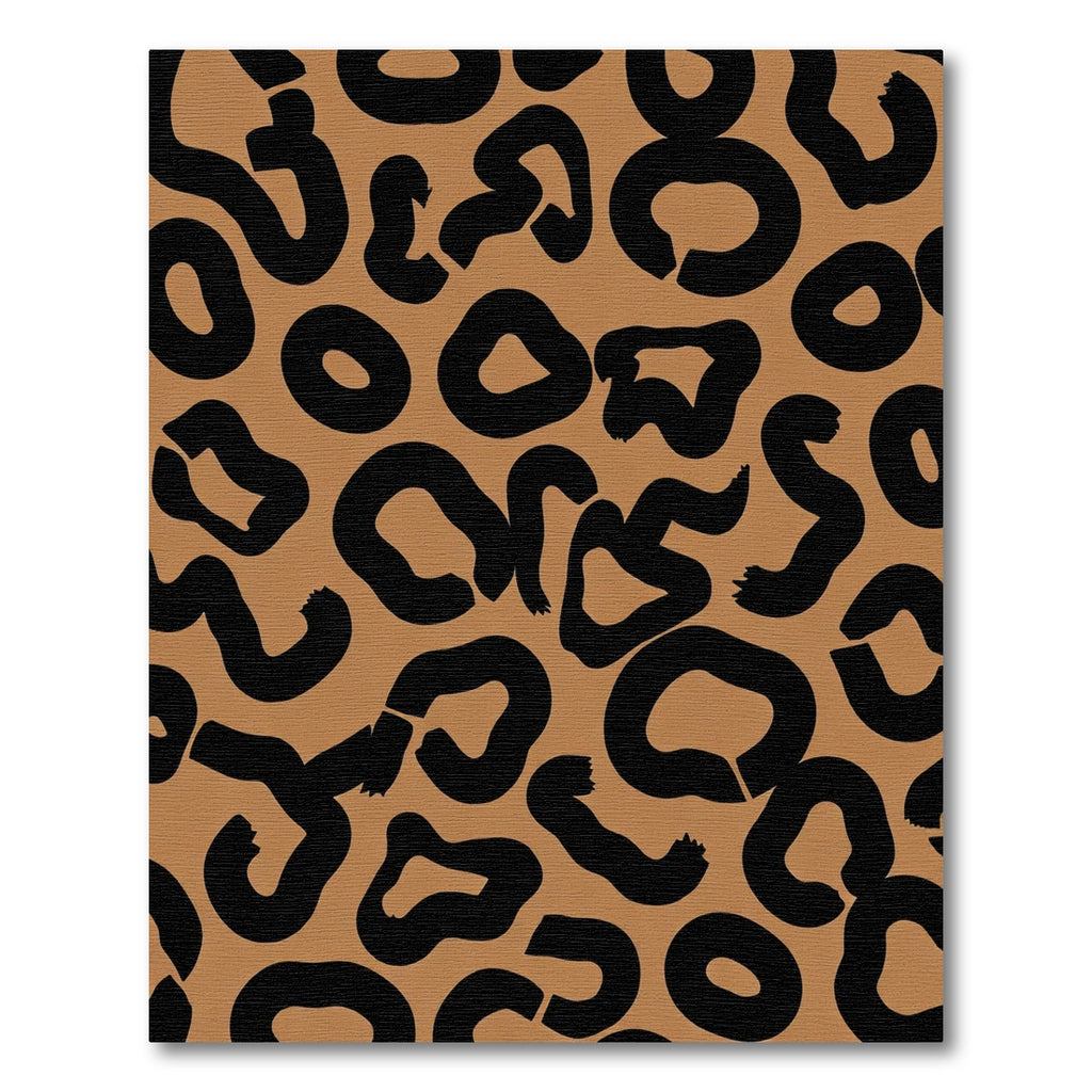 Bold Fawn Black Animal Spots Rug