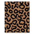 Bold Fawn Black Animal Spots Rug
