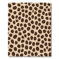 Brown Coffee Bean Scattered Art Rug