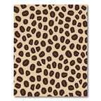 Brown Coffee Bean Scattered Art Rug