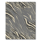 Monochromatic Flowing Swirl Rippled Rug