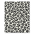 Bold Black Spots Cream Background Rug