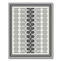 Monochromatic Geometric Bordered Abstract Rug
