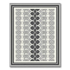 Monochromatic Geometric Bordered Abstract Rug