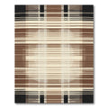 Earthy Wide Stripe Intersecting Rug