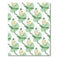 Pastel Green Blossom Cluster Rug