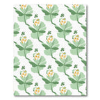 Pastel Green Blossom Cluster Rug