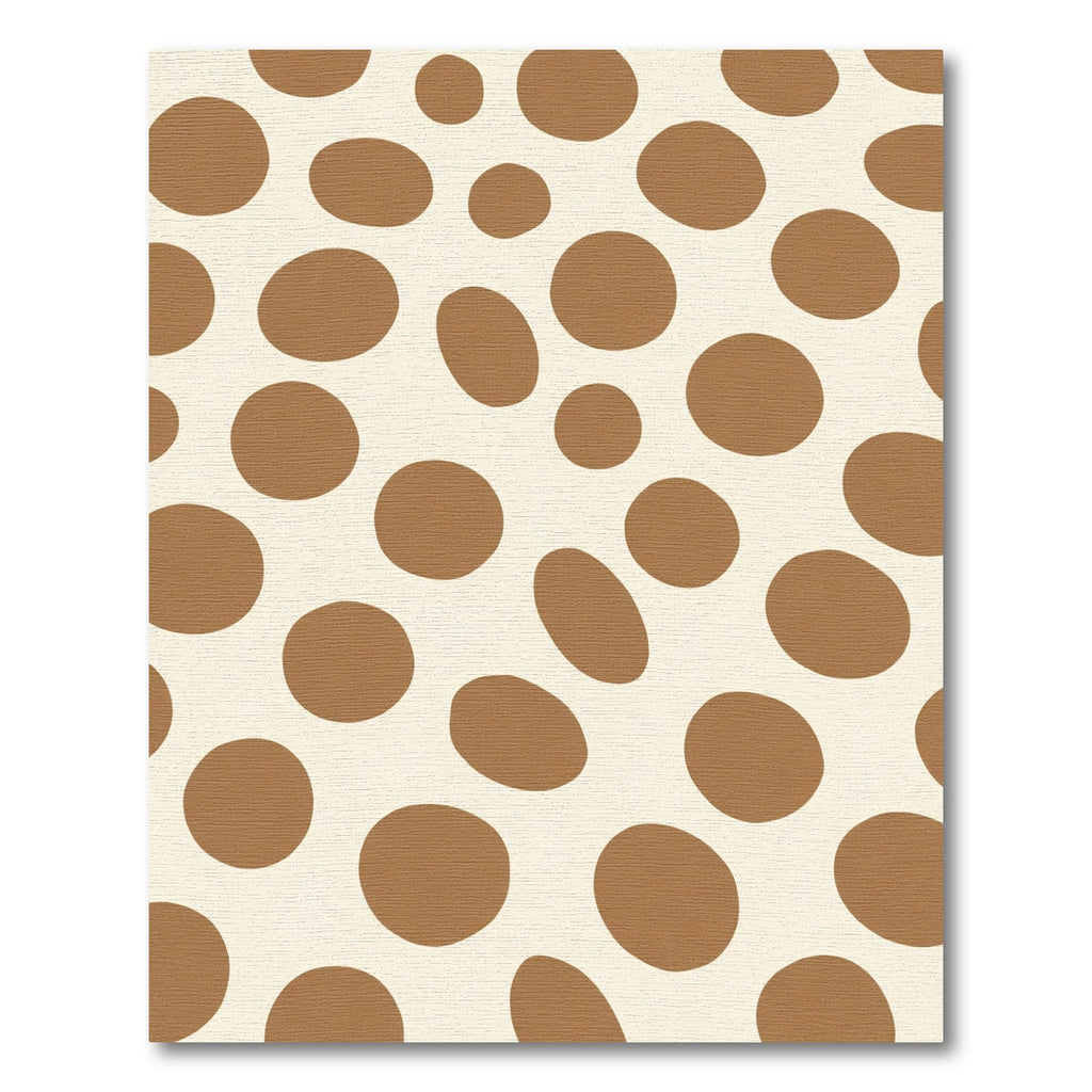 Warm Orb Speckled Cream Pattern Rug